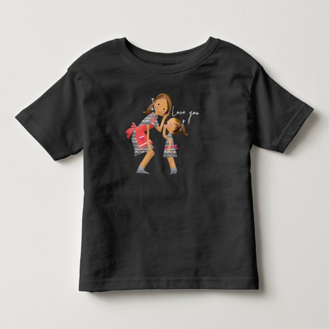 T-shirt Pour Les Tous Petits bébé amour  (Devant)