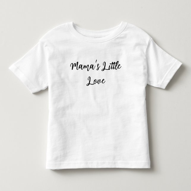 T-shirt Pour Les Tous Petits Bébé amour de maman (Devant)