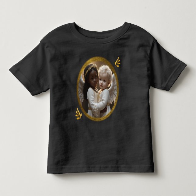 T-shirt Pour Les Tous Petits Bébé Anges (Devant)