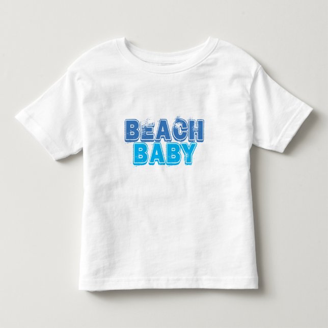 T-shirt Pour Les Tous Petits Bébé de plage (Devant)