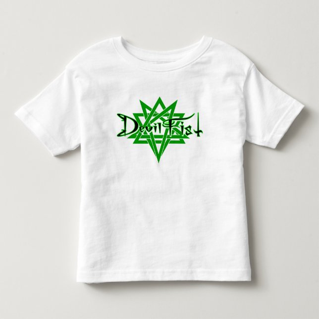 T-shirt Pour Les Tous Petits Bébé DevilFist (Devant)