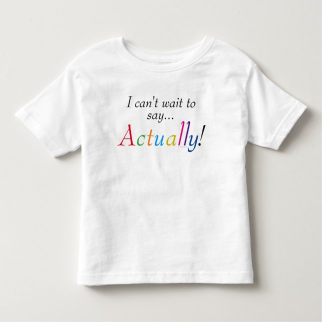 T-shirt Pour Les Tous Petits Bébé en fait dire chemise amusante (Devant)