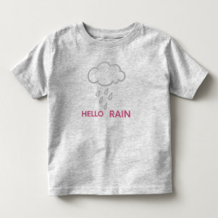 T-shirt Pour Les Tous Petits Bébé Été Gris 