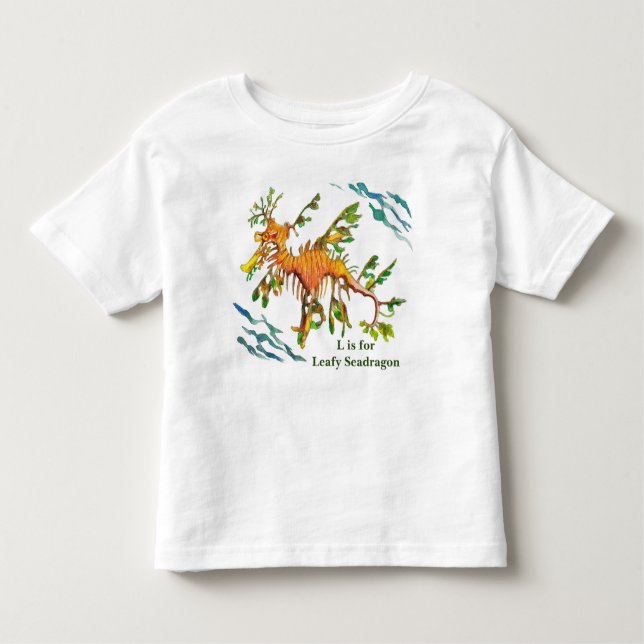 T-shirt Pour Les Tous Petits Bébé feuillu d'illustration de Seadragon et (Devant)
