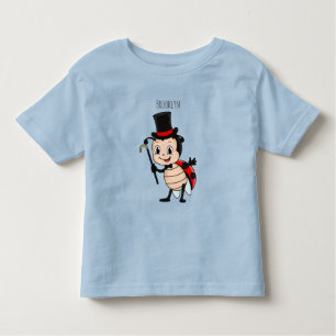 T-shirt Pour Les Tous Petits Bébé mignon avec chapeau et dessin animé de cravat