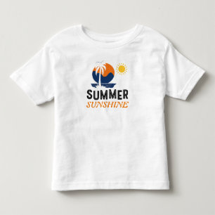 T-shirt Pour Les Tous Petits Bébé Soleil d'Été