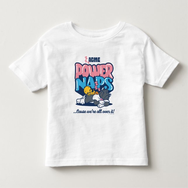 T-shirt Pour Les Tous Petits Bébé TWEETY™ & SYLVESTER™ Power Naps (Devant)