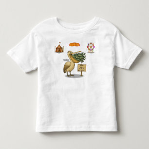 T-shirt Pour Les Tous Petits Bec brillant de Pierre le pélican