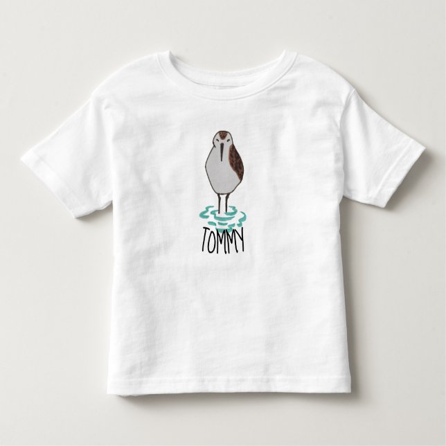 T-shirt Pour Les Tous Petits Bécasseau mignon (Devant)