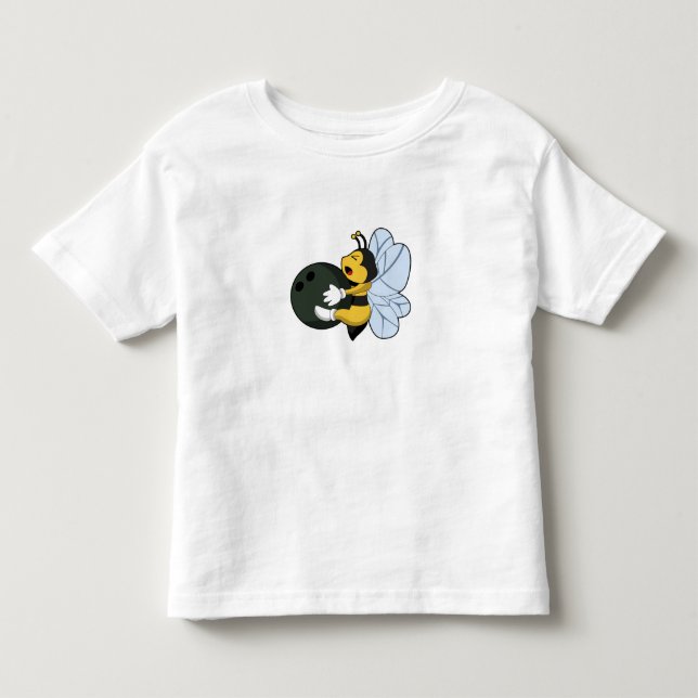 T-shirt Pour Les Tous Petits Bee at Bowling (Devant)