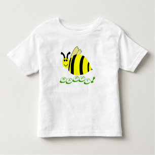 T-shirt Pour Les Tous Petits Bee Happy Souriant Bumble Jaune Bee Bits bonbons