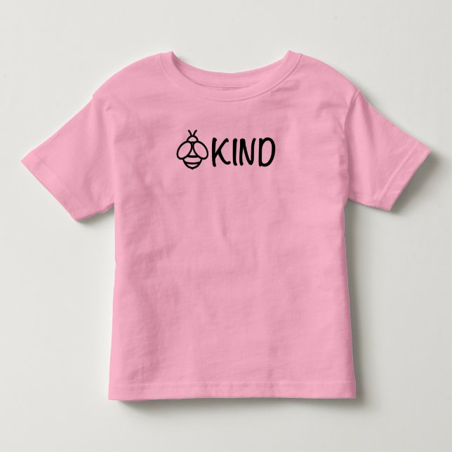 T-shirt Pour Les Tous Petits Bee Kind, - inspirant (Devant)
