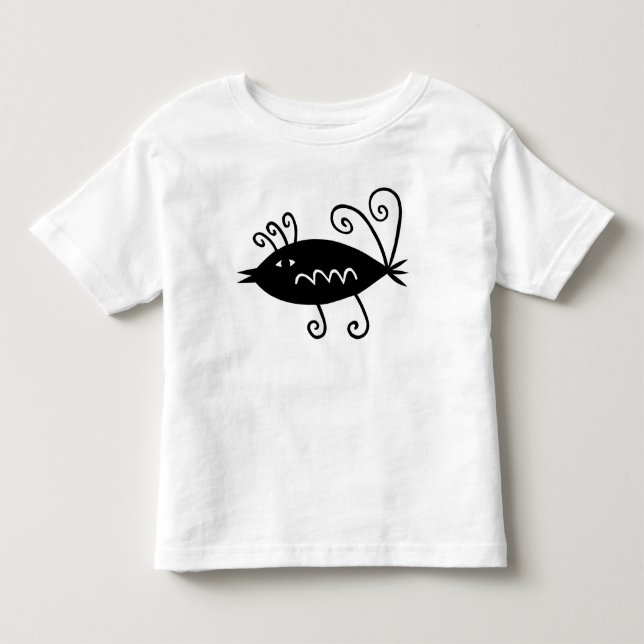T-shirt Pour Les Tous Petits Bel oiseau à Paris (Devant)