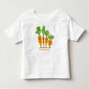 T-shirt Pour Les Tous Petits Belle illustration du quatuor de carottes à carott