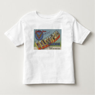 T-shirt Pour Les Tous Petits Belleville, l'Illinois - grandes scènes de lettre