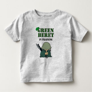 T-shirt Pour Les Tous Petits Béret vert dans la formation