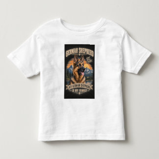 T-shirt Pour Les Tous Petits berger allemand