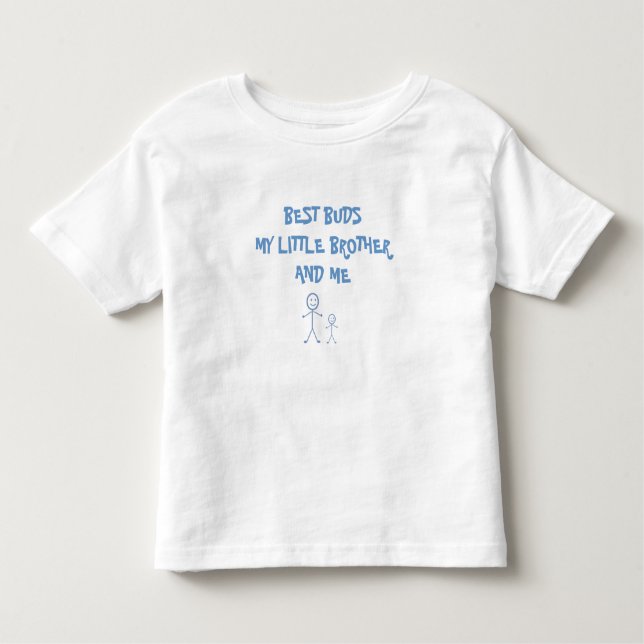 T-SHIRT POUR LES TOUS PETITS BEST BUDS FRÈRES CHEMISE (Devant)