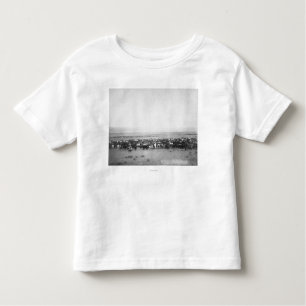 T-shirt Pour Les Tous Petits Bétail vivant en troupe en photographie du Dakota