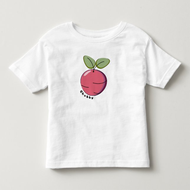T-shirt Pour Les Tous Petits Betterave Dodue (Devant)
