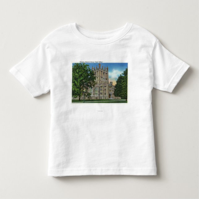 T-shirt Pour Les Tous Petits Bibliothèque commémorative de Thompson, université (Devant)