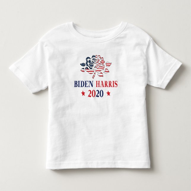 T-shirt Pour Les Tous Petits Biden Harris 2020 (Devant)