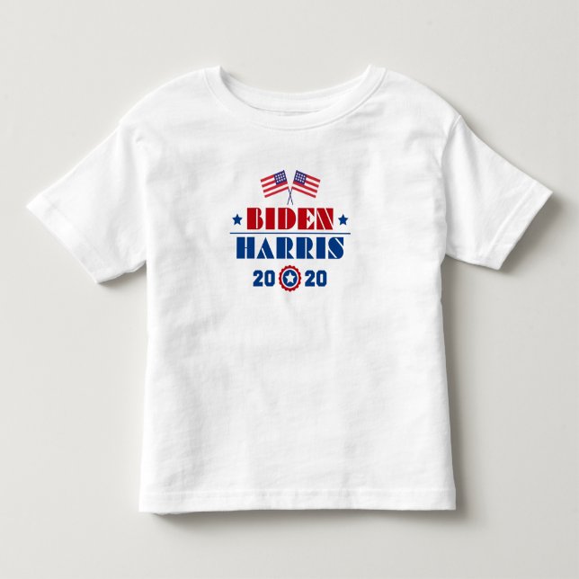 T-shirt Pour Les Tous Petits Biden Harris 2020 (Devant)