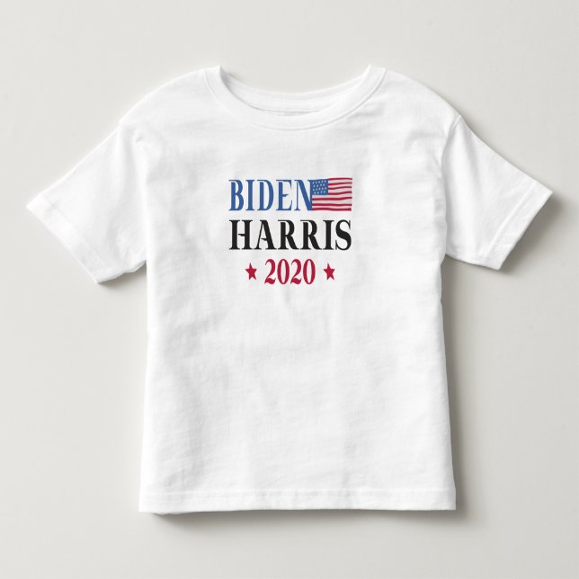 T-shirt Pour Les Tous Petits Biden Harris 2020 (Devant)