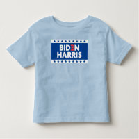 Biden / Harris Stars Frame Blanc Bleu