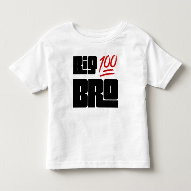 T-shirt Pour Les Tous Petits 💯 Big Bro (Devant)