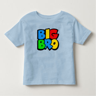 T-shirt Pour Les Tous Petits Big Bro Brother Retro Gamer Jeu Design inspiré