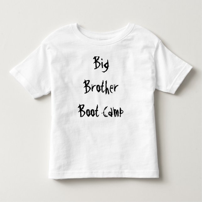 T-shirt Pour Les Tous Petits Big Brother Boot Camp (Devant)