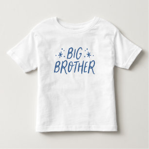 T-shirt Pour Les Tous Petits Big Brother coloré Bright Type Bleu