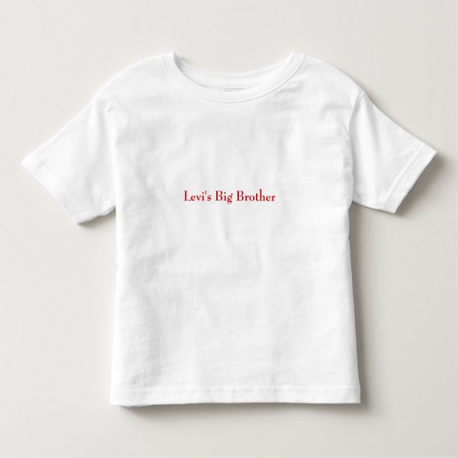T-shirt Pour Les Tous Petits Big Brother de Levi (Devant)