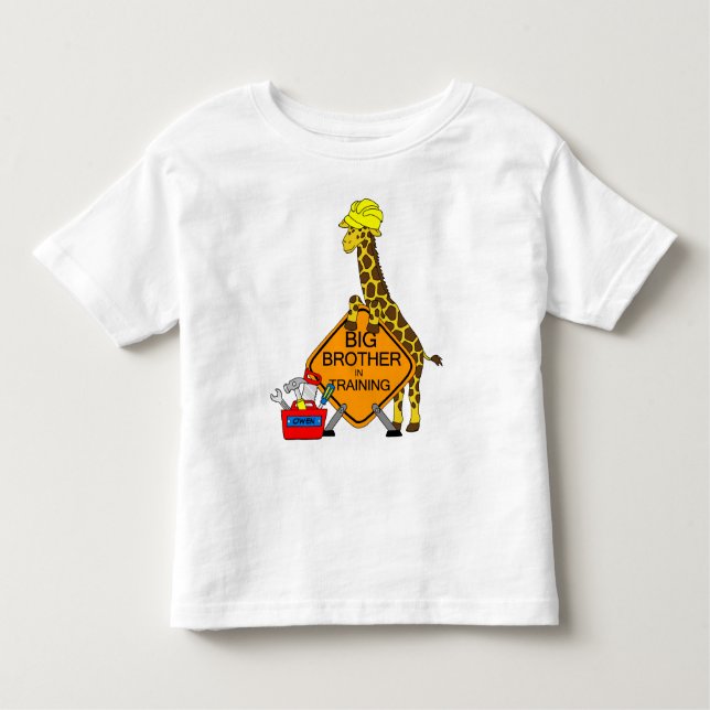 T-shirt Pour Les Tous Petits Big Brother en formation (Devant)