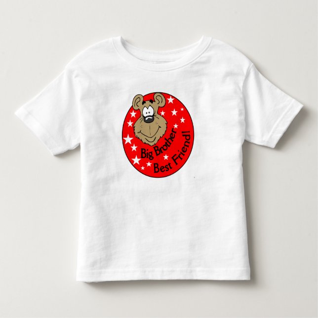 T-shirt Pour Les Tous Petits Big Brother meilleur ami (Devant)