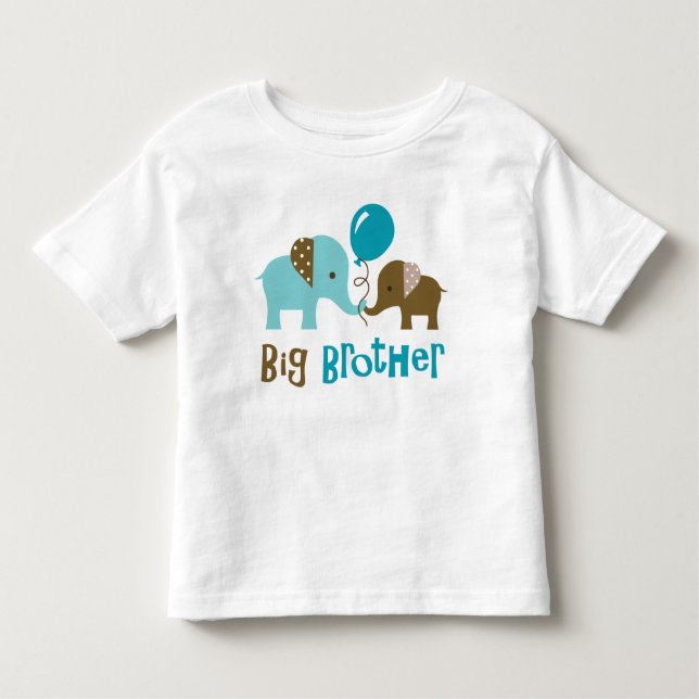 T-shirt Pour Les Tous Petits Big Brother - Mod Elephant (Devant)