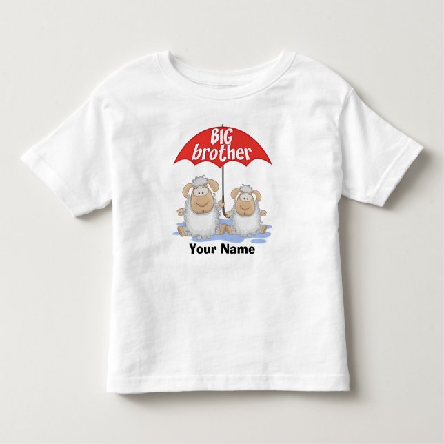 T-shirt Pour Les Tous Petits Big Brother Sheep (Devant)