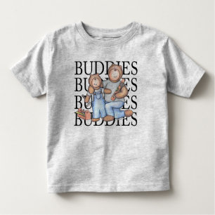 T-shirt Pour Les Tous Petits Big Buddy Little Buddy Carpenter