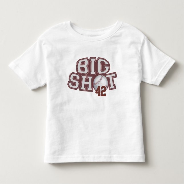 T-shirt Pour Les Tous Petits Big Shot Basball (Devant)