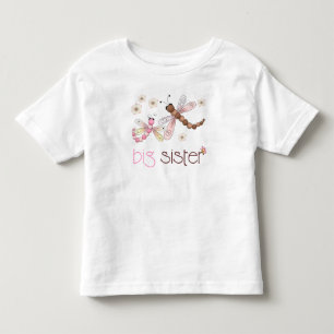 T-shirt Pour Les Tous Petits Big Sister Dragonfly