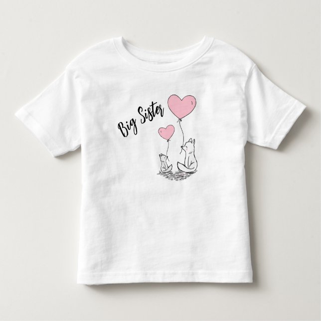 T-shirt Pour Les Tous Petits Big Sister Gift (Devant)