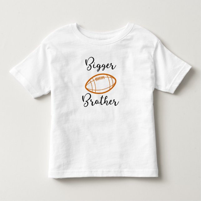 T-shirt Pour Les Tous Petits Bigger Brother ~ Brother Designs Football (Devant)