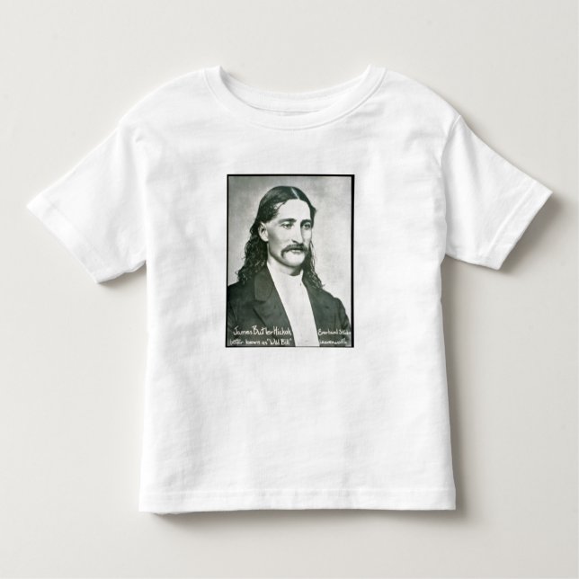 T-shirt Pour Les Tous Petits "Bill sauvage" Hickok (photo de b/w) (Devant)