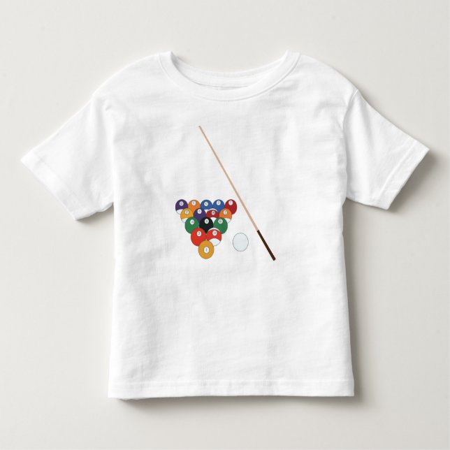 T-shirt Pour Les Tous Petits Billiard (Devant)