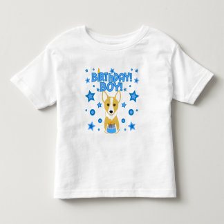 T-shirt Pour Les Tous Petits Birthday Boy - Corgi