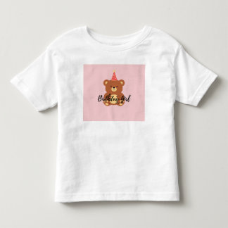 T-shirt Pour Les Tous Petits Birthday Girl 