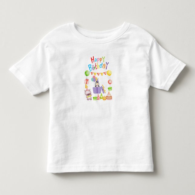 T-shirt Pour Les Tous Petits Birthday Mode Fully On (Devant)