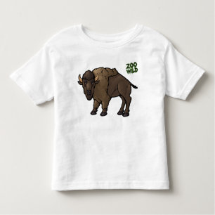 T-shirt Pour Les Tous Petits Bison américain