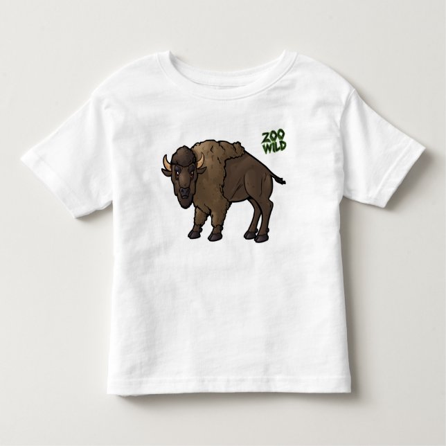 T-shirt Pour Les Tous Petits Bison américain (Devant)